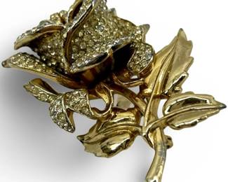 Vintage Coro Craft Rhinestone Brooch

