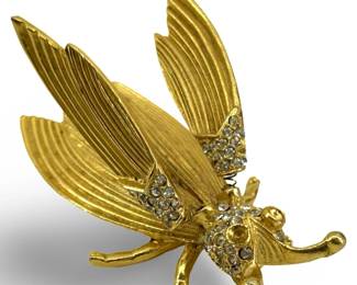 Hattie Carnegie Tumbler Moth Brooch