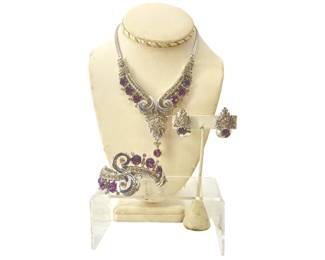 Ralph DeRosa Sterling Elegant Jewelry Set
