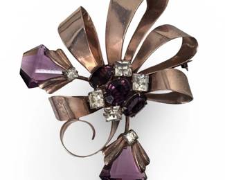 Mid Century Sterling Silver Brooch
