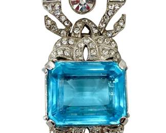 Weinberg NY Art Deco Revival Brooch
