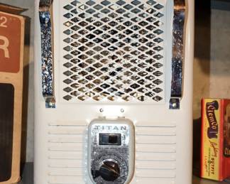 Titan Dual Heat Utility Heater, Model T-760B1, 1300-1500 Watts, And Sears Portable Heater, Model 344.71321, 1500 Watts, Both In Original Boxes