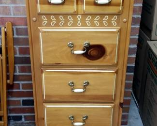 Lea The Bedroom People 5 Drawer Lingerie Chest, 47" x 20" x 16"