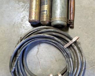 Brass Pyrene Heavy Duty 1 Liter Fire Extinguisher, Vintage Fire Extinguishers, Qty 2