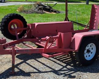 Double Axle Flat Bed Utility Trailer With Drop Down Ramps And Spare Tire, 13' x 6' 6"
