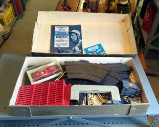 Sears Allstate Electric Road Racer Set In Original Box