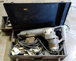 Industrial Hammer Drill, Unknown Maker/Model, In Hard Cas