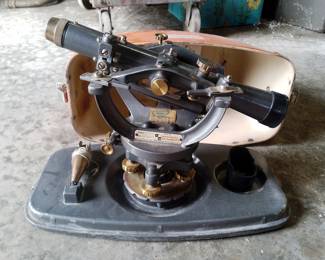 David White Instruments Transit Level In Hard Case And Accutech Tripod