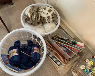 sewing notions and knitting supplies