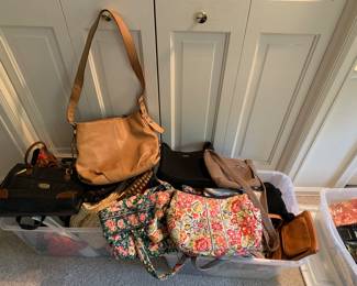 misc. handbags - Vera Bradley, the Sak and leather purses