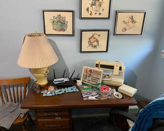 Office misc and sewing machine