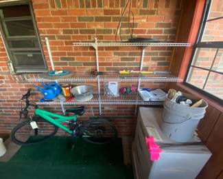 Bicycle and gardening