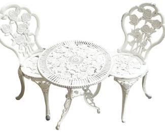 White Bistro Set