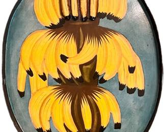 Hand Painted Banana Tray