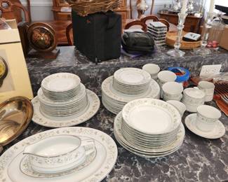 Imperial China set by W. Dalton, pattern 745 Wild Flowers