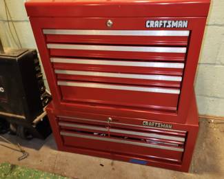2 Craftsman tool cabinets **they are somehow attached, so must buy both**