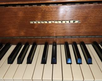 Marantz upright piano (AVAILABLE FOR PRE-SALE). Measures: 59" wide x 24" deep x 42" tall