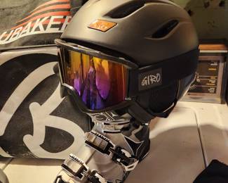Ski helmet and goggles by Giro