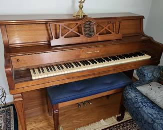 Marantz upright piano (AVAILABLE FOR PRE-SALE). Measures: 59" wide x 24" deep x 42" tall