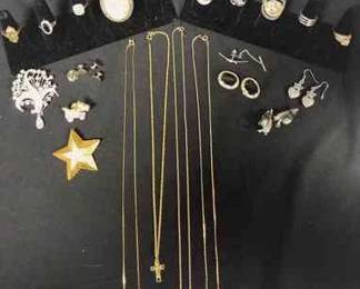 Gold And Silver Toned Costume Jewelry