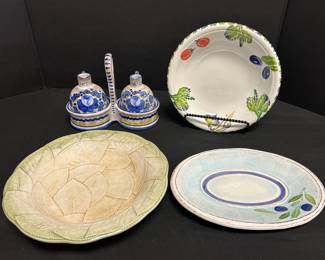 Colorful Kitchen Pottery Made in Italy 