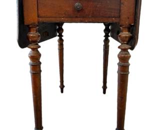 Antique Drop Leaf Table With Dovetail Joints