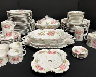 Antique Rosenthal R.C. Monbijou Bavaria Rose China Set