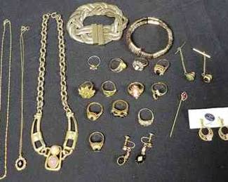 Gold Toned Costume Jewelry