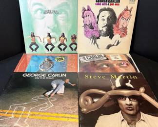 George Carlin Steve Martin Vinyl Records