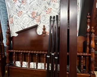 Full Size Mattress, Box Spring, Headboard, Footboard And Frame 