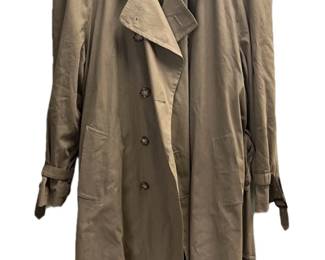 Brooks Brothers Trench Coat with Liner Mens Size L