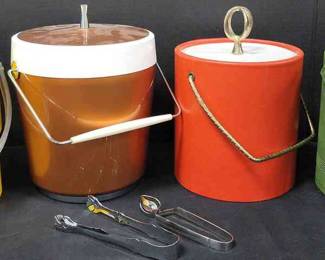 Four Vintage Ice Buckets