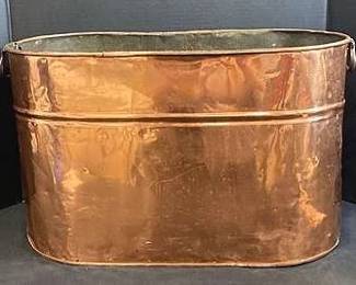 Copper Tub With Handles 