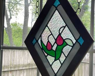 Stained glass set of 2 this style