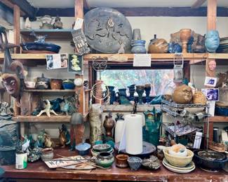 UNIQUE ART POTTERY PIECES