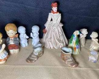 Praying Children Figurines Made In Taiwan, Wolin Angels, Florence Ceramic Girl And More