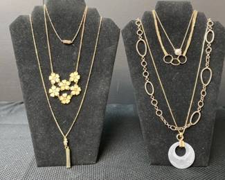 Golden Colored Necklaces 