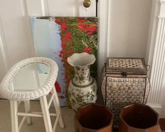 Mixed Assortment Warm Toned Decor Chinoiserie, Floral, Rustic 