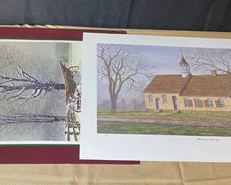 Bob Timberlake February At River Wood Poster And Bathabata Morning Print By Patricia Hobson