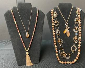 Earthen Toned Necklaces 