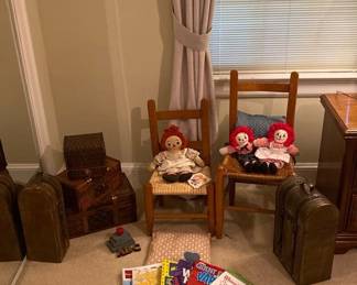 Kids Playroom Decor Mix Activity Booklets  Raggedy Anne, Mini Trunks  More