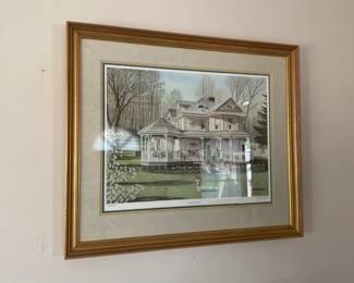 Vintage Dempsey Essick Springtime At Irenas Framed 31.5 X 26.5 Print 