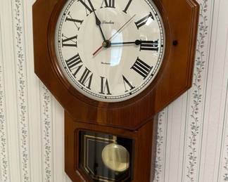 Linden Westminster Wall Clock with Pendulum 