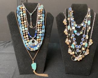 Blue Toned Necklaces 