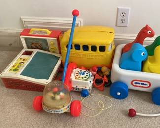 Vintage Fisher Price Little Tikes Mattel Childrens Toys 
