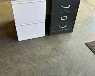 Two 2drawer Filing Cabinets 