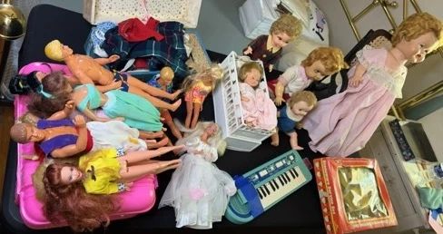 Vintage Dolls, Toys And A Lot Of Barbies 
