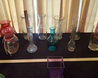 Vintage Glass And Vases