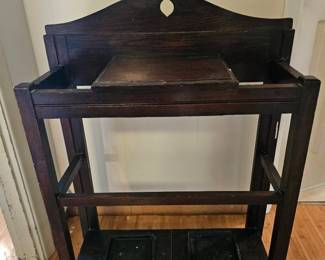 Antique Hall Table and Umbrella Holder