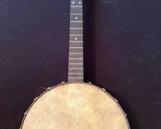Vintage Stella 4 String Banjo NEEDS STRINGS AND STRUT